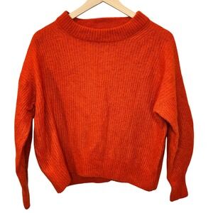 Everlane Orange Crewneck Sweater
